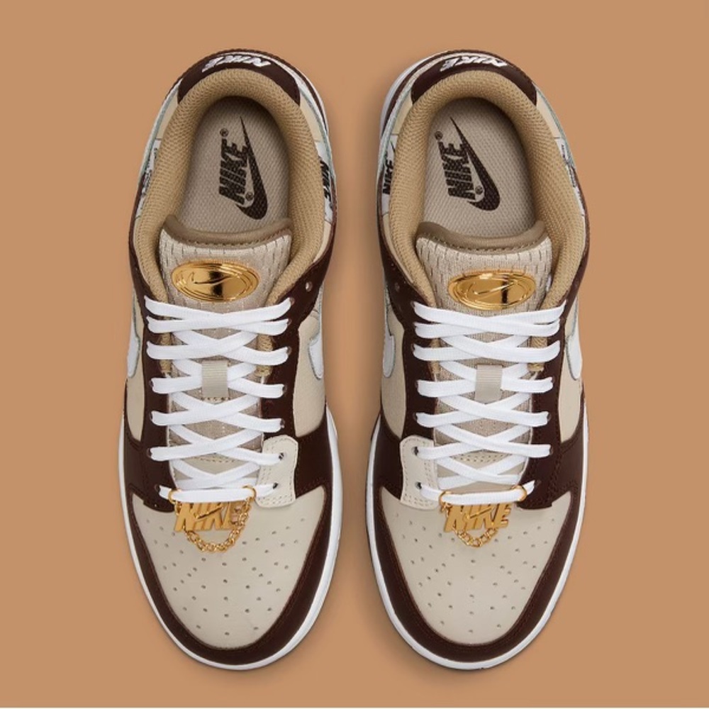 Nike Dunk Low “Bling” Brown Basalt